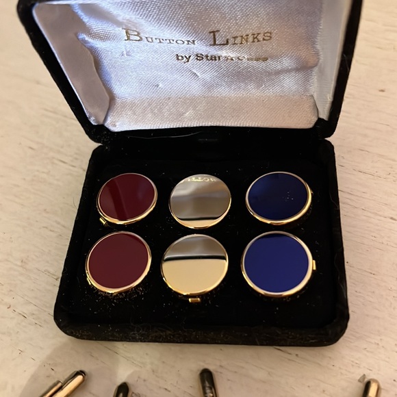 Lot vintage cuff links and button links - Picture 3 of 6